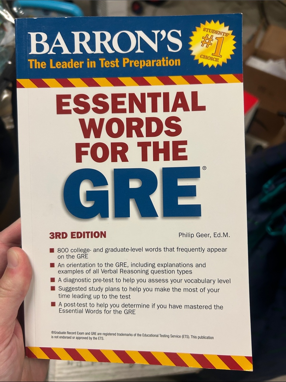 Barron's Essential Words for the GRE